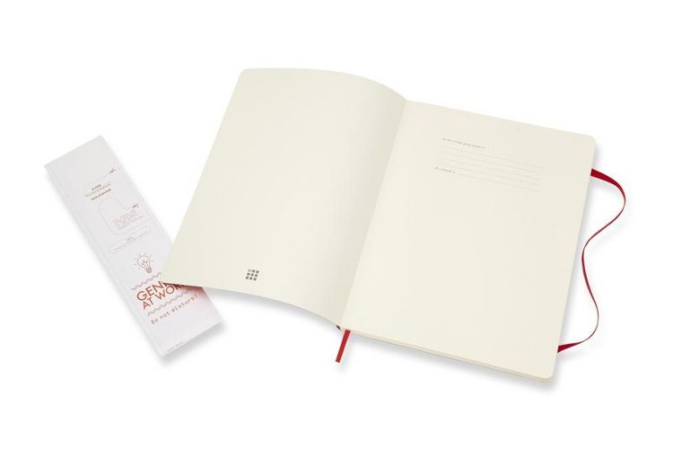 Produktbild: MOLESKINE NOTIZBUCH XL, BLANKO, SOFT COVER, SCHARLACHROT