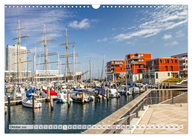 Produktbild: Halbinsel Priwall bei Travem&uuml;nde &ndash; Impressionen von der Ostseek&uuml;ste (Wandkalender 2026 DIN A3 quer), CALVENDO Monatskalender