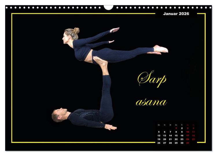 Produktbild: Yoga - Asana (Wandkalender 2026 DIN A3 quer), CALVENDO Monatskalender