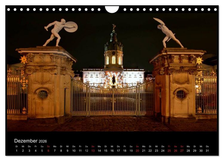 Produktbild: Berlin bei Nacht 2026 (Wandkalender 2026 DIN A4 quer), CALVENDO Monatskalender