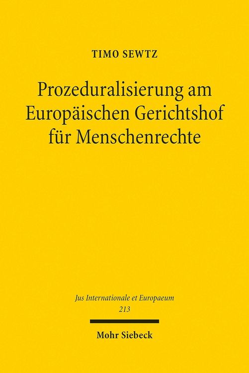 Produktbild: Prozeduralisierung am Europ&auml;ischen Gerichtshof f&uuml;r Menschenrechte