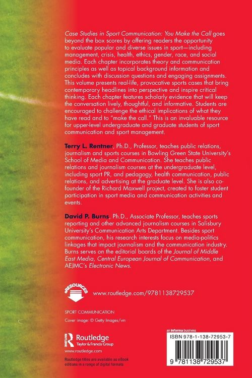 Produktbild: Case Studies in Sport Communication