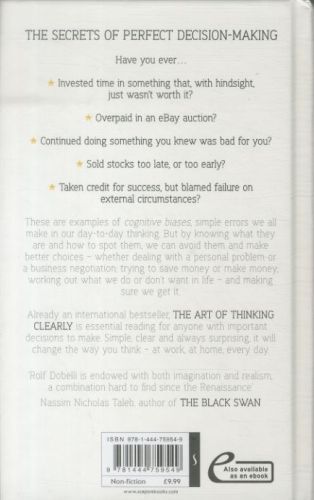 Produktbild: The Art of Thinking Clearly