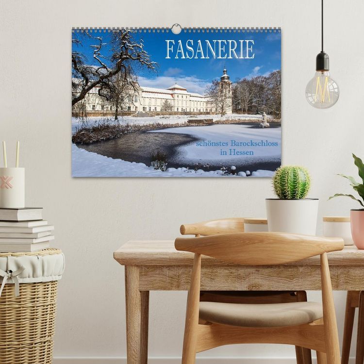 Produktbild: Fasanerie - sch&ouml;nstes Barockschloss Hessens (Wandkalender 2026 DIN A3 quer), CALVENDO Monatskalender