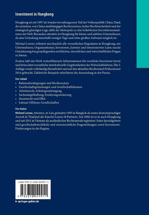 Produktbild: Investment in Hongkong