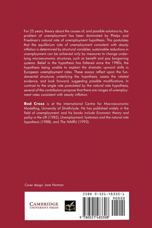 Produktbild: The Natural Rate of Unemployment