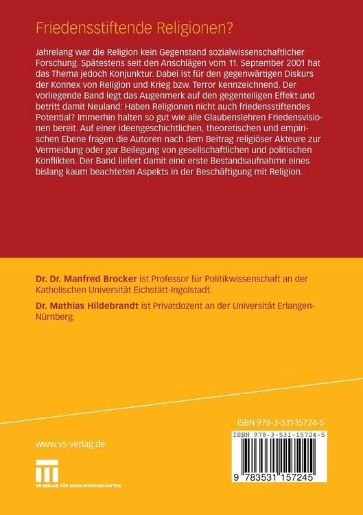 Produktbild: Friedensstiftende Religionen?