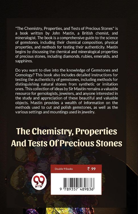 Produktbild: The Chemistry, Properties And Tests Of Precious Stones