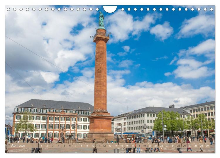 Produktbild: Darmstadt im Licht (Wandkalender 2026 DIN A4 quer), CALVENDO Monatskalender