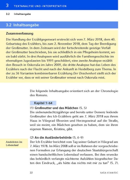 Produktbild: Herkunft - Textanalyse und Interpretation