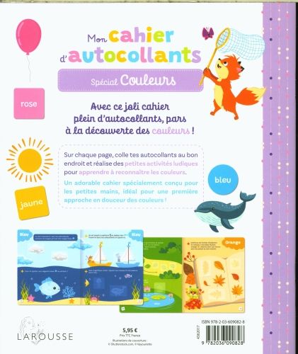 Produktbild: Mon cahier autocollants sp&eacute;cial couleurs : MS