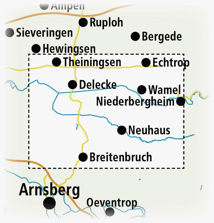 Produktbild: M&ouml;hnesee 1 : 25 000