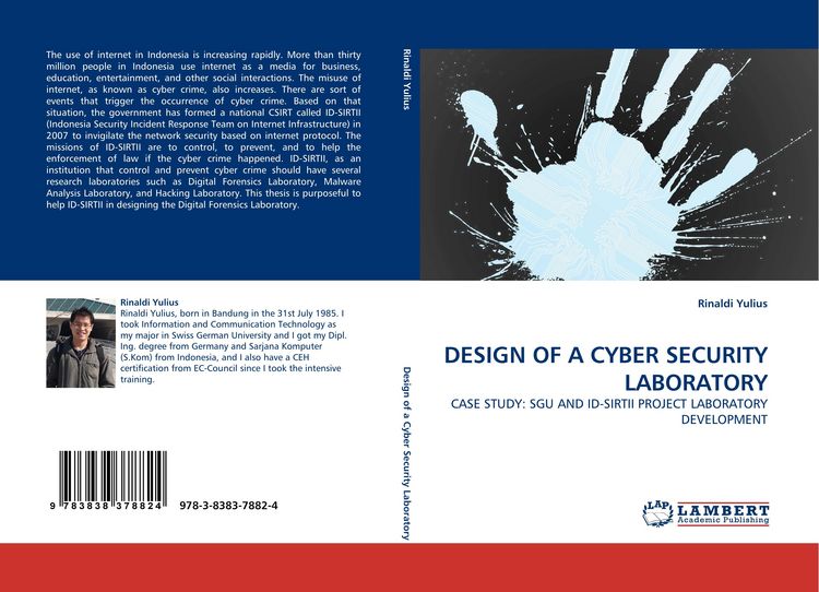 Produktbild: DESIGN OF A CYBER SECURITY LABORATORY