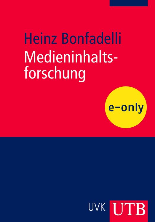 Produktbild: Medieninhaltsforschung