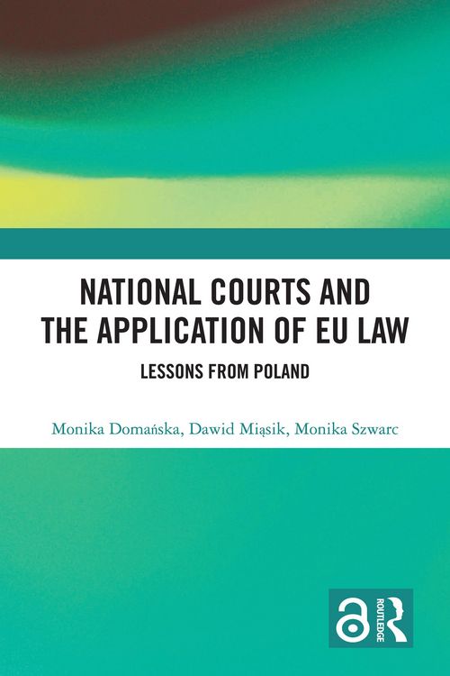 Produktbild: National Courts and the Application of EU Law