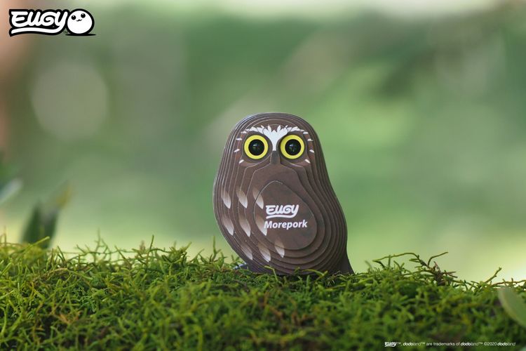 Produktbild: EUGY - 3D Bastelset Kuckuckskauz