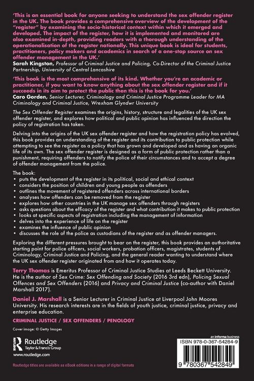 Produktbild: The Sex Offender Register