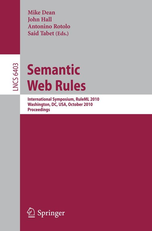 Produktbild: Semantic Web Rules