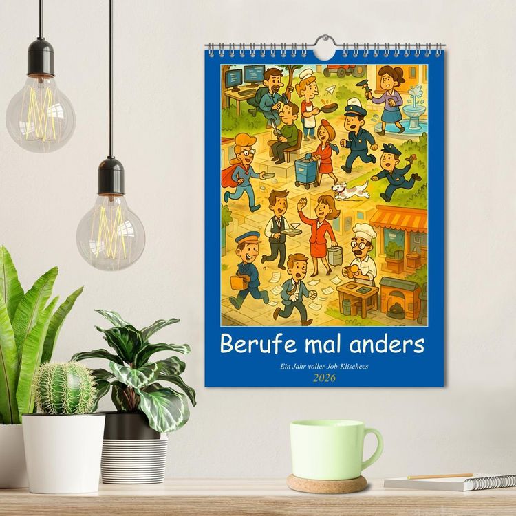 Produktbild: Berufe mal anders &ndash; Ein Jahr voller Job-Klischees (Wandkalender 2026 DIN A4 hoch), CALVENDO Monatskalender