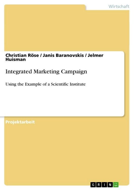 Produktbild: Integrated Marketing Campaign