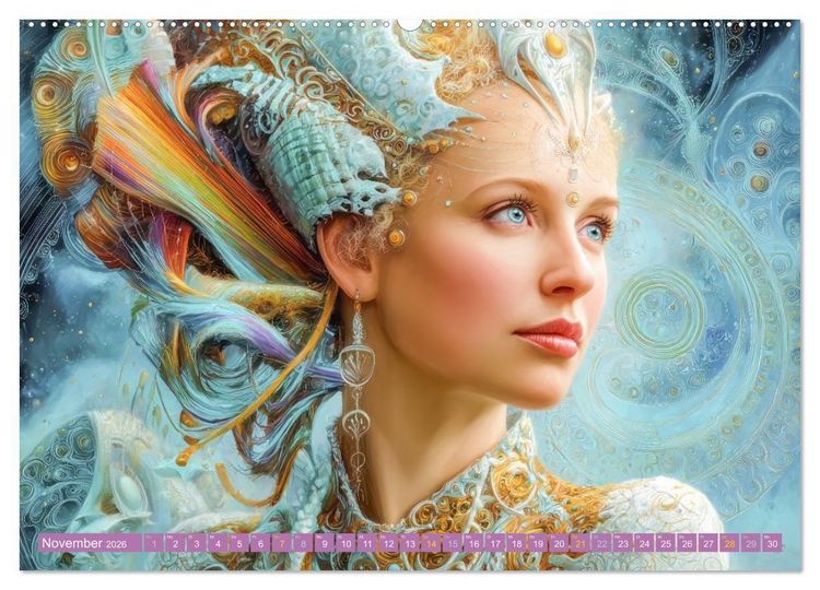 Produktbild: Fantasiereiche Kreationen - Sch&ouml;pferisch umgesetzt (hochwertiger Premium Wandkalender 2026 DIN A2 quer), Kunstdruck in Hochglanz