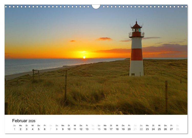 Produktbild: Sylt, der nordfriesische Inseltraum (Wandkalender 2026 DIN A3 quer), CALVENDO Monatskalender