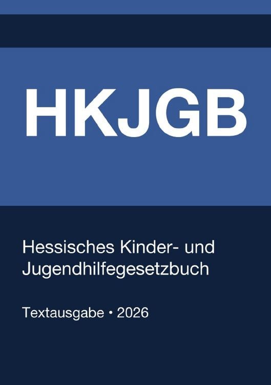 Produktbild: HKJGB - Hessisches Kinder- und Jugendhilfegesetzbuch 2026