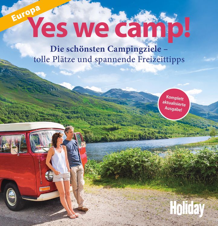 Produktbild: HOLIDAY Reisebuch: Yes we camp! Europa