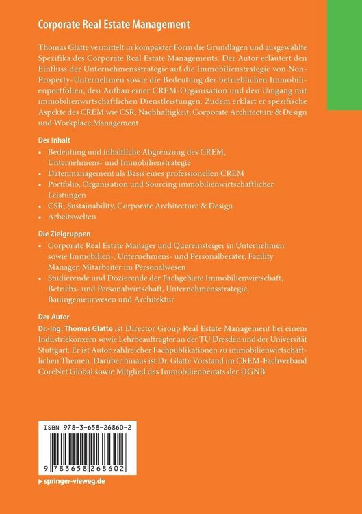 Produktbild: Corporate Real Estate Management