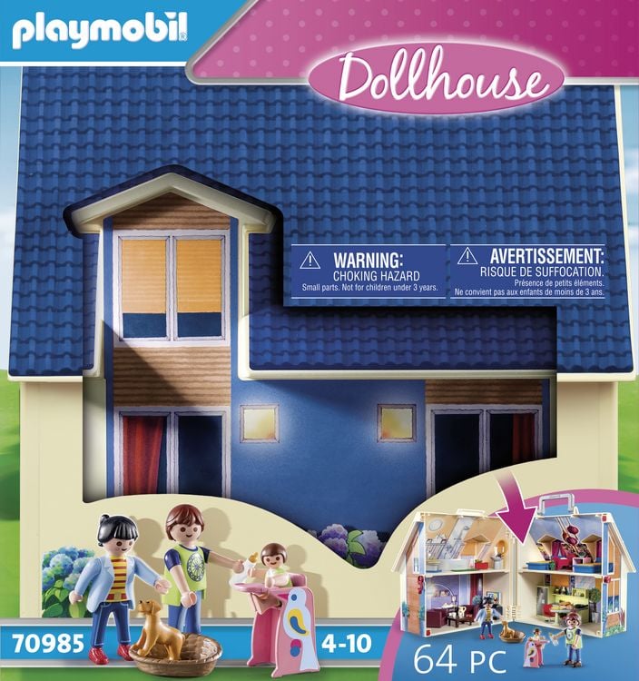 Produktbild: Playmobil&reg; 70985 Mitnehm-Puppenhaus