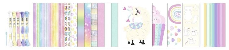 Produktbild: URSUS Kinder-Bastelsets Papier-Bastelset Cute rainbow