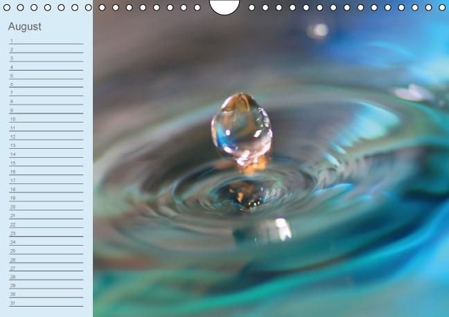 Produktbild: Geburtstagskalender "Wasser-Spiele" (Wandkalender immerw&auml;hrend DIN A4 quer)