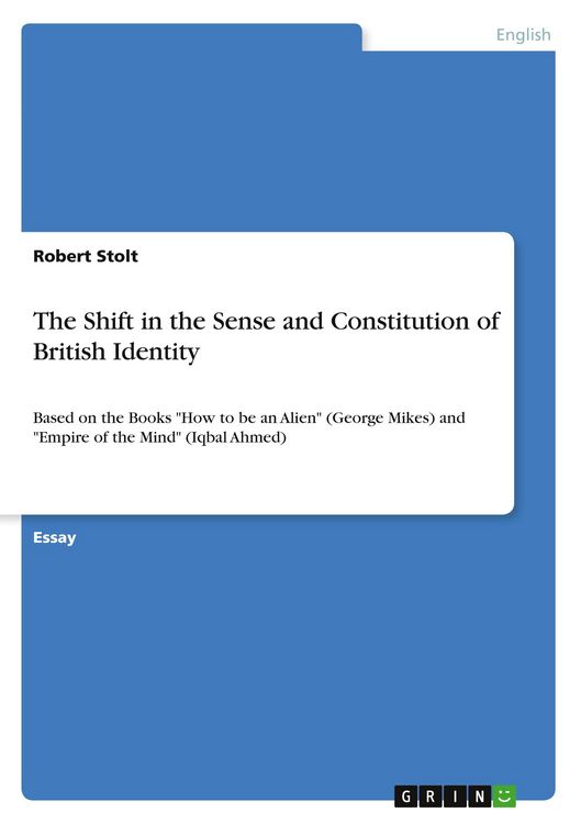 Produktbild: The Shift in the Sense and Constitution of British Identity