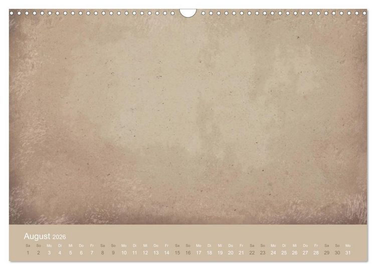 Produktbild: Vintage DIY Bastel-Kalender (Wandkalender 2026 DIN A3 quer), CALVENDO Monatskalender