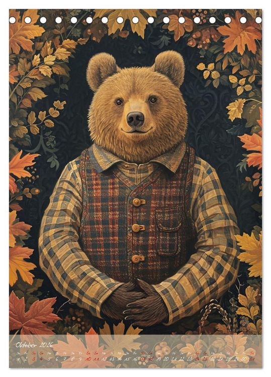 Produktbild: Teddyliebe B&auml;ren wie ich sie mag (Tischkalender 2026 DIN A5 hoch), CALVENDO Monatskalender