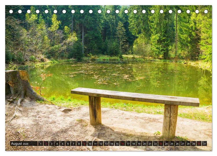 Produktbild: M&uuml;hltal Eisenberg (Tischkalender 2026 DIN A5 quer), CALVENDO Monatskalender