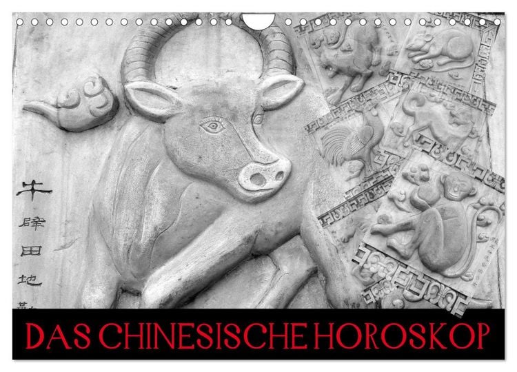 Produktbild: Das Chinesische Horoskop / Geburtstagskalender (Wandkalender 2026 DIN A4 quer), CALVENDO Monatskalender