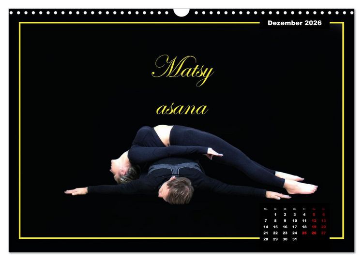 Produktbild: Yoga - Asana (Wandkalender 2026 DIN A3 quer), CALVENDO Monatskalender