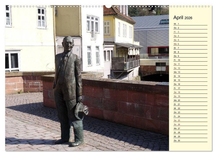 Produktbild: Calw erleben (Wandkalender 2026 DIN A2 quer), CALVENDO Monatskalender