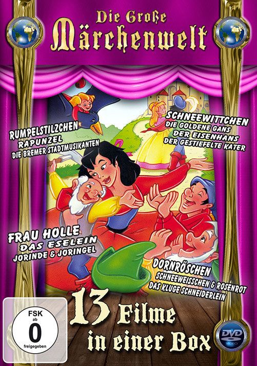 Produktbild: Die gro&szlig;e M&auml;rchenwelt [4 DVDs]