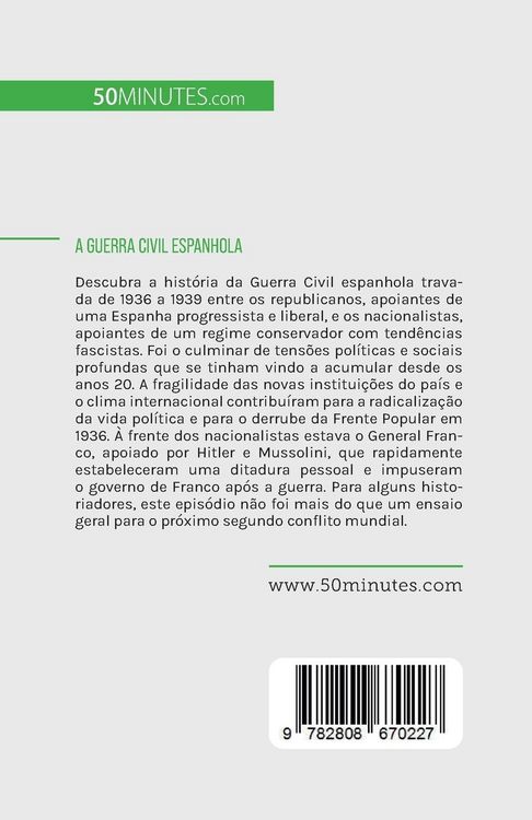 Produktbild: A Guerra Civil Espanhola