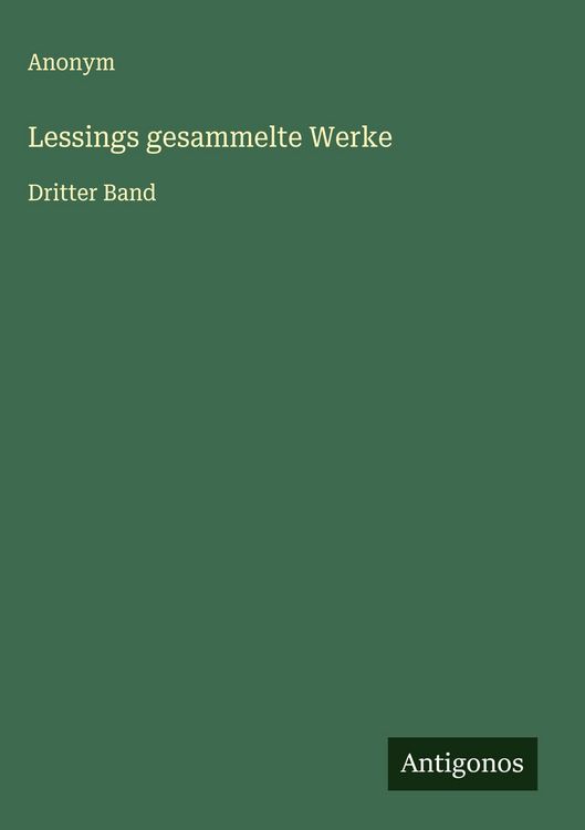 Produktbild: Lessings gesammelte Werke
