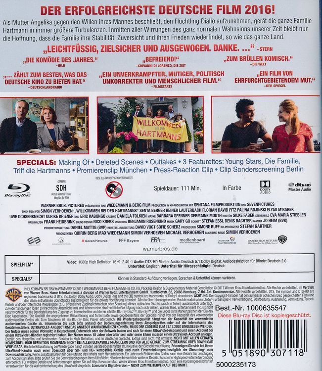 Produktbild: Willkommen bei den Hartmanns
