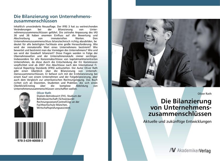 Produktbild: Die Bilanzierung von Unternehmens- zusammenschl&uuml;ssen