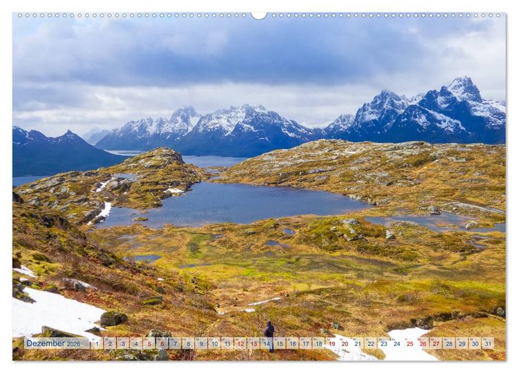 Produktbild: Die Lofoten - Eine Bilder-Reise (hochwertiger Premium Wandkalender 2026 DIN A2 quer), Kunstdruck in Hochglanz