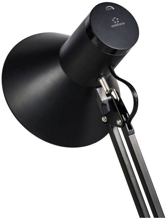 Produktbild: Renkforce RF-5846468 LED-Klemmleuchte 9W Schwarz