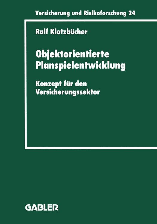 Produktbild: Objektorientierte Planspielentwicklung
