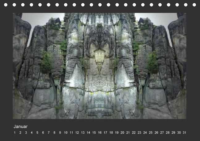 Produktbild: Spiegelwelten - die Externsteine (Tischkalender immerw&auml;hrend DIN A5 quer)