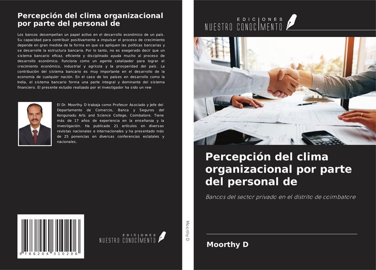 Produktbild: Percepci&oacute;n del clima organizacional por parte del personal de