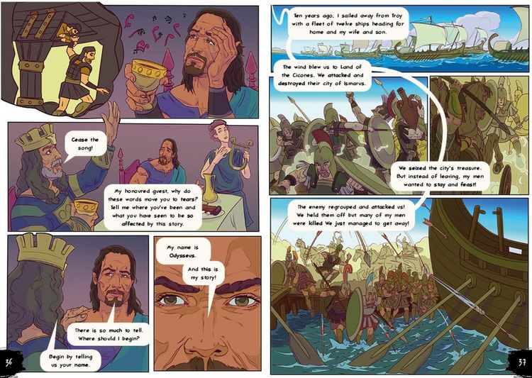 Produktbild: Classics in Graphics: Homer's the Odyssey